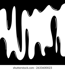 apresentando um fundo branco com algumas gotas de tinta preta	