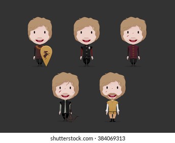 FEB 02, 2016: Vector Illustration Of Tyrion Lannister