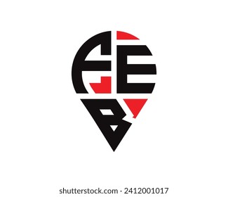 Logo-Design des FEB-Buchstabens