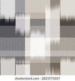 febric yellow checks pattern on background
