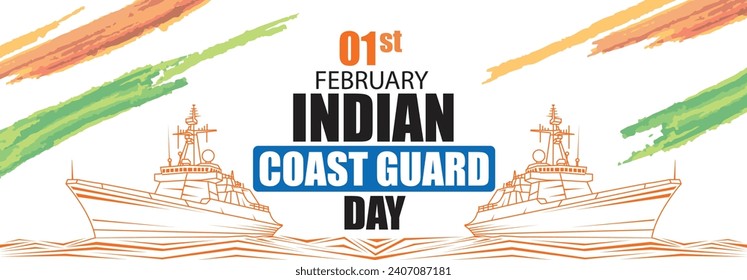 February 01st of Indian coast guard day celebration with all the memoirs 