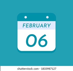 Febrero de 2006 Calendario de un solo día, 6 de febrero