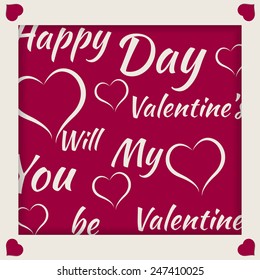 February 14 Happy Valentines Day Card