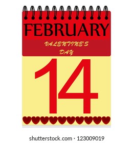 February 14 on the calendar