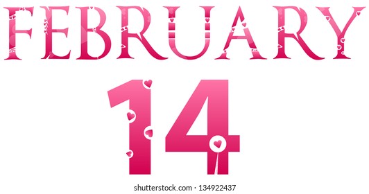 February 14 Valentines Day Date