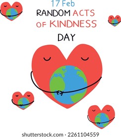 February 15 is Singles Awareness Day is celebrated every year on Vector illustration.