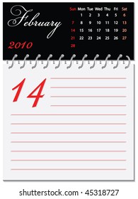 February 2010 calendar