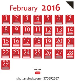 February 2016 Calendar