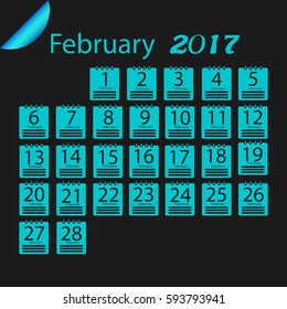 February 2017 Calendar