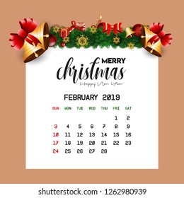 February 2019 Calendar Template