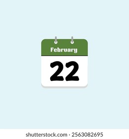 February 22nd: Calendar Date Image
