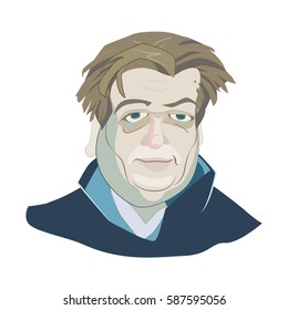 February 26, 2017: A Caricature Of Steve Bannon.