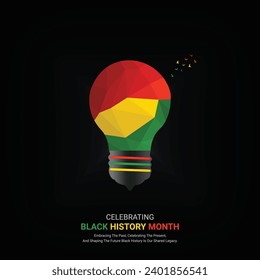 February 29, human history month creative design for social media ads vector