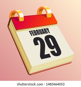 February 29 on Red Calendar
