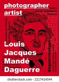 February. 3, 2022: Louis Daguerre. The international typographic Swiss Style. Infographics. The Bauhaus.