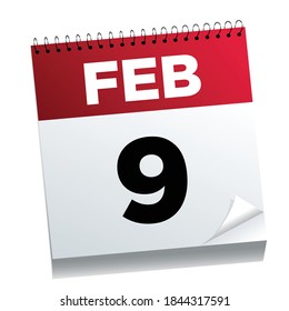 February 9th Calendar
