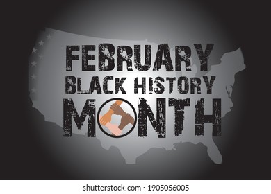 February Black History Month Illustration