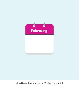 February Calendar: Blank Monthly Planner