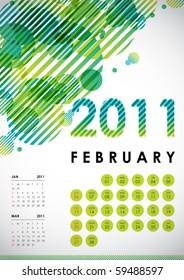 February - Calendar Design 2011