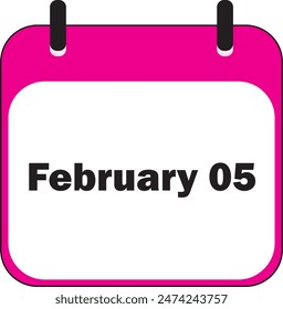 Februar Monat | Entwurf des Datumssymbols