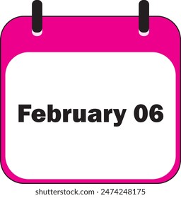  February Month | Date Icon Design