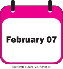 February Month | Date Icon Design