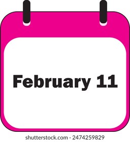 February Month | Date Icon Design