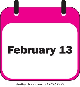 Mes de febrero | Diseño de iconos de fecha
