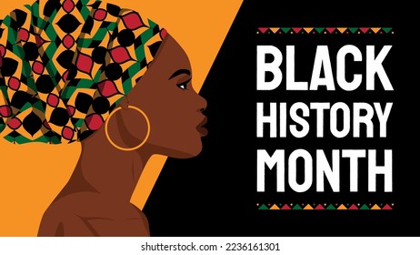 February is National Black History Month. Holiday concept