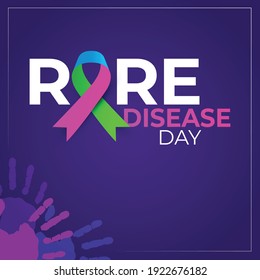 February Rare Disease Day Background. 28th February
