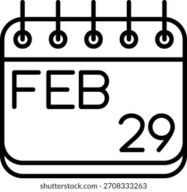 Icono De Febrero Para Tu Proyecto