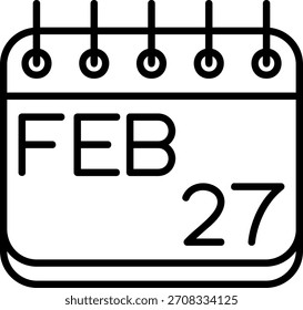 Icono De Febrero Para Tu Proyecto