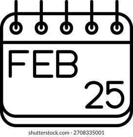 Icono De Febrero Para Tu Proyecto