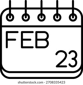 Icono De Febrero Para Tu Proyecto