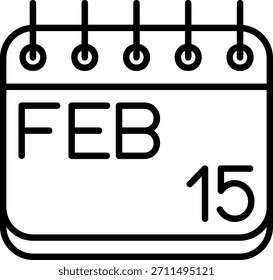 Icono De Febrero Para Tu Proyecto