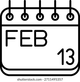 Icono De Febrero Para Tu Proyecto