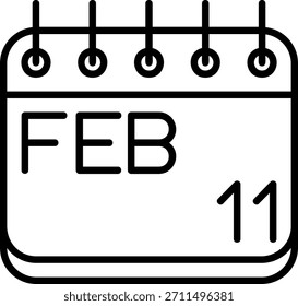 Icono De Febrero Para Tu Proyecto