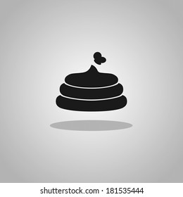 Feces : icon and illustration