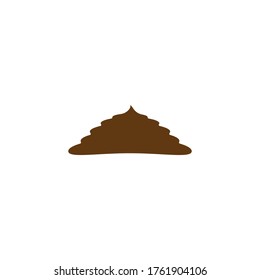 Diseño vectorial de ilustración de icono de heces