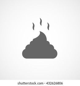 Feces Icon On White Background