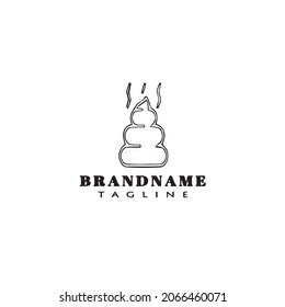 Logo-Cartoon-Symbol-Design-Vorlage moderne Vektorgrafik