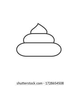 feces poop vector icon digestive waste