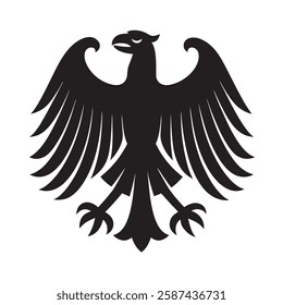 Federal eagle - powerful national symbol of germany
