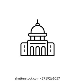 Governo Federal Estrutura Ícone De Estrutura Política