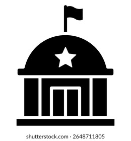 Federal Icon Element For Design