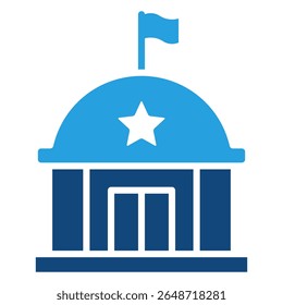 Federal Icon Element For Design