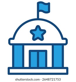 Federal Icon Element For Design