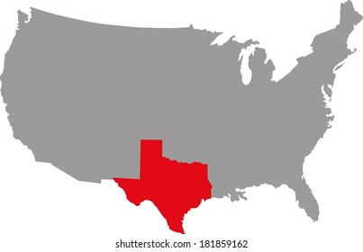 federal state of USA Texas ,