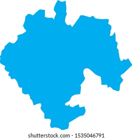 federal subject map of arjangelsk in russia
