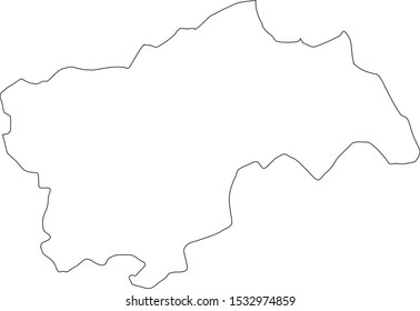 federal subject map of nizhny novgorod russia